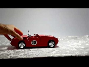 How to Make a 3D Paper Car Craft - Car Model SVG File Templates - 3D Car Model Assembly for Cricut