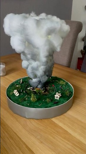 Model Tornado, Kids school homework poject.