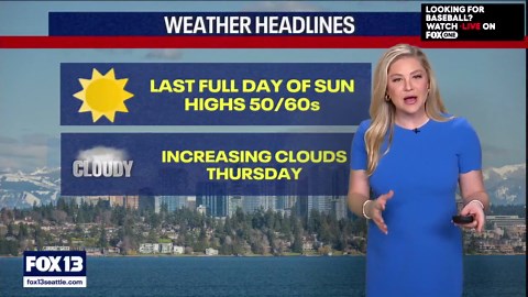 Seattle weather: Clouds, showers in the forecast