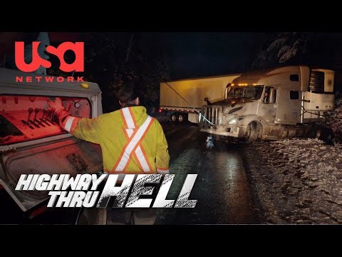 Jackknife Semi Cuts Off | Highway Thru Hell Season 14
