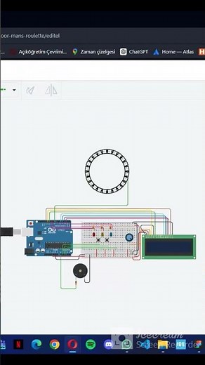Süper Hızlı Arduino Projesi: 30 Saniyede Rulet Yapımı