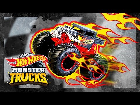 Meet Monster Trucks Biggest Rebel BONE SHAKER! | Monster Trucks | ‪@HotWheels‬