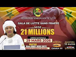 🛑Direct - Arène Nationale, Mbappat Mise 21 Millions avec la Fédération Sénégalaise de Lutte