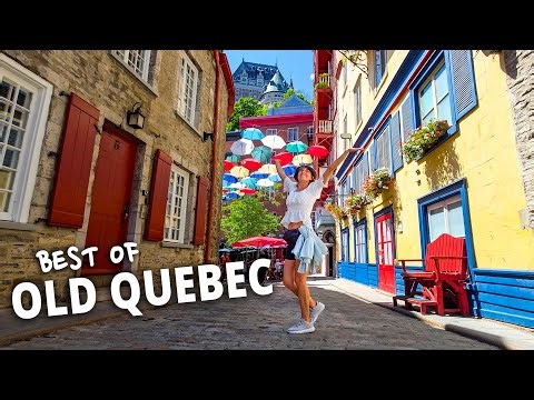 Exploring Old Quebec City by Ferry ✨ So charming!