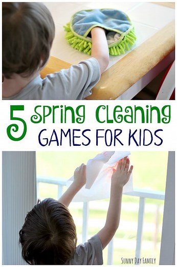 5 Fun & Easy Spring Cleaning Games for Kids
