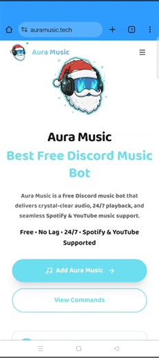 Best free discord music bot in 2025 | Premium Features For Free | No need to vote/pay #auramusictech