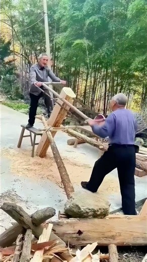 Old Partners' Rhythm: Sawing Time in the Bamboo Forest