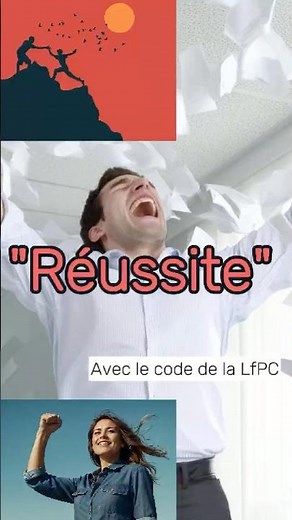 "Réussite" #motcodélfpc