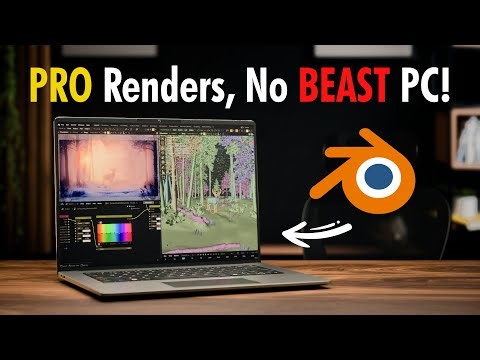 Create INSANE Art without a Powerful PC in BLENDER! PRO Tips and Tricks.