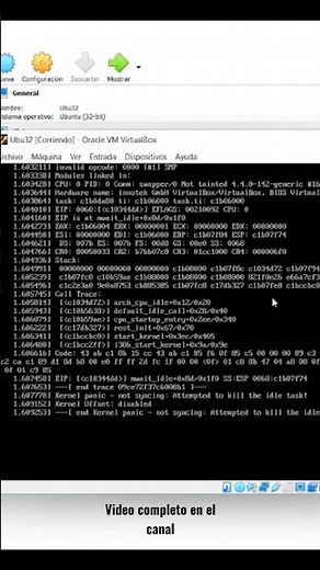 Solución al Kernel Panic Error en Ubuntu Server - VirtualBox #virtualization #OS #server