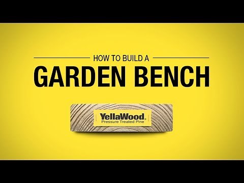 How To Build a YellaWood® Garden Bench