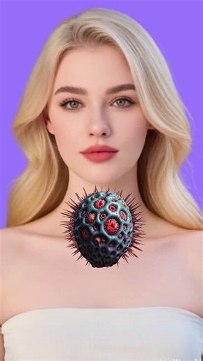 Effective Neck Cleaning and Treatment ASMR Animation