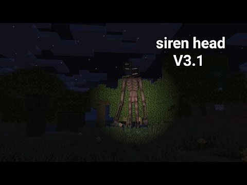 siren head V3.1 addon for mcpe V1.18.1