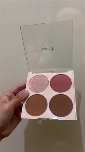 SQUAD COSMETICS BLUSH AND CONTOUR 4-in-1 with Bronzer and Highlighter #makeup #bronzer #blush #contour #squad