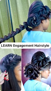 Learn Step by Step ENGAGEMENT HAIRSTYLE Join❤️ Basic To Advanced Hairstyle Course (8th Nov)Contact -8240647825 #hair #hairstyle #hairtutorial #hairstylist #haireducation #hairideas | Riya's Bridal Makeup & Academy, an ISO 9001:2015 Certified, 8240647825