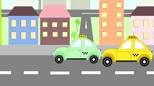 Cars Taxi Rides Around Town Animation Stock Footage Video (100% Royalty-free) 8117887 | Shutterstock