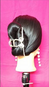 Easy Clutcher Hairstyle for Girls 😍 Quick & Stylish Hair Tutorial ✨ #shortsviral #youtubeshorts