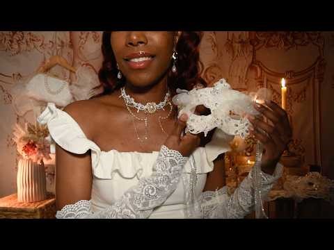ASMR Seamstress Measures You for the Royal Ball in Paris (Mask & Dress Fitting)