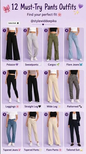 12 Must-Try Pants Outfit Ideas | Stylish Bottom Wear for Everyday Fashion ✨ #ytshorts #shorts