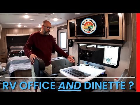 RV Office Tour | Easy Setup | Maximum Space Saving