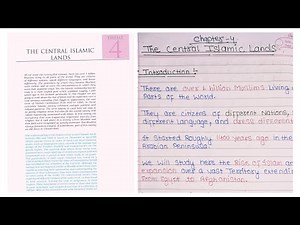 The Central Islamic Lands-Notes ch. 4(part-1)| CBSE Class 11 | History NCERT