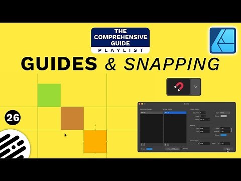 Affinity Designer Tutorial: Guides & Snapping