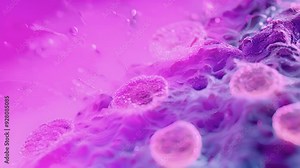 Through the use of microscopy one can observe the sweatproducing cells within eccrine glands which work in tandem to keep the body cool and comfortable.