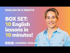 BOX SET: English In A Minute 28 – TEN English lessons in 10 minutes!