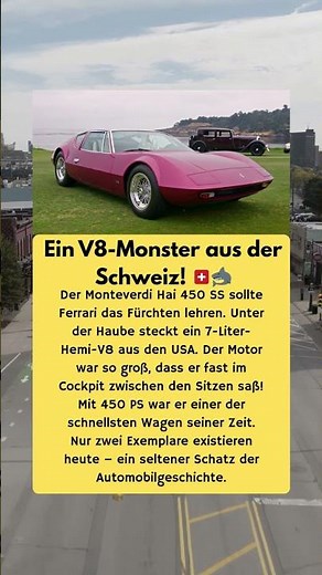 Monteverdi Hai 450 SS: Die Hemi-Aкула 🦈🏎️