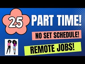 25 Part Time Remote Jobs