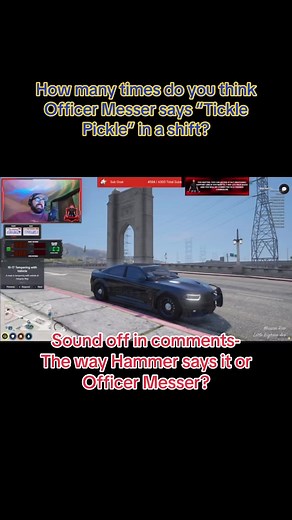 Just a little tickle pickle @OfficerMesser @HAMMER #gta5 #fivem #tarp #theacademyroleplay #fivemcommunity #tarpcommunity #fyp #officermesser #gtaroleplay #gtafunny #streamer #cops #ticklepickle