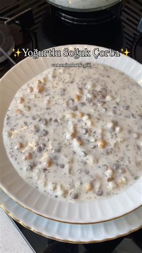 ✨Yoğurtlu soğuk çorba tarif ve malzeme listesi yorumlarda #tarif #pratiktatlitarifleri #food #recipe