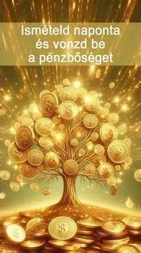 Ismételd naponta és vonzd be a pénzbőséget! Pénzbőség Manifesztáció, Pénz Megerősítések, Mantrák