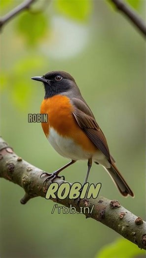 Loopoom English: Learn "Robin" - English Vocabulary & Pronunciation