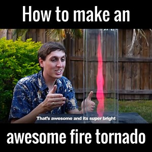 This DIY fire tornado looks amazing and is so easy to make! 🔥🔥👌 | UNILAD