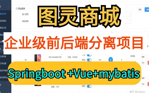 【图灵商城】2024年全新版SSM项目实战（SpringBoot+Vue前后端分离），10天带你从0到1开发一个大型企业级电商项目，现分享笔记源码，建议收藏