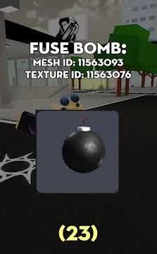 Random Meshes ID For Your Movesets PT 2 (JJS) #jjs #roblox #skillbuilder