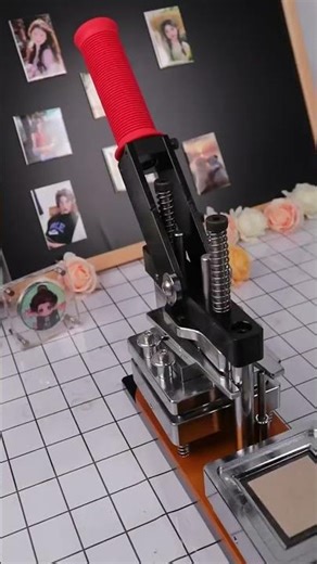 Manual Magnetic Making Machine Square Fridge Magnet Making Machine Kit for Home Use