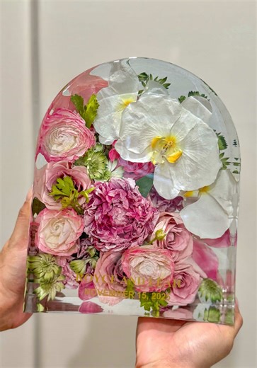 Imagine your wedding bouquet preserved forever, each petal holding your vows, your joy, and the moment you said “I do.”