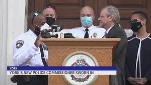 Warm welcome for York City Police Commissioner Michael Muldrow
