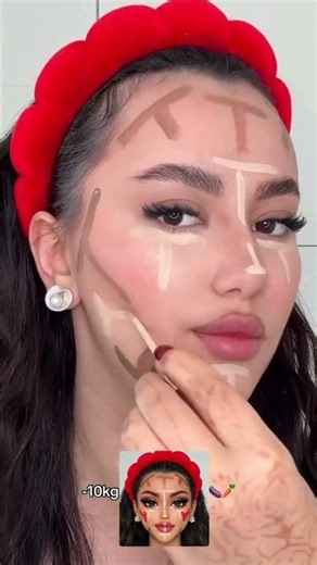 Slim face contour