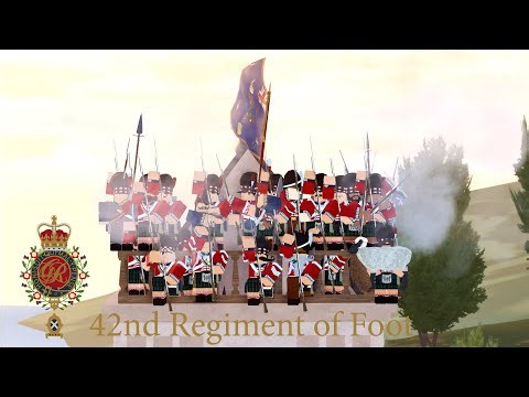 42nd Regiment of Foot "Black Watch" | Roblox Napoleonic Wars | Cinematic Showcase