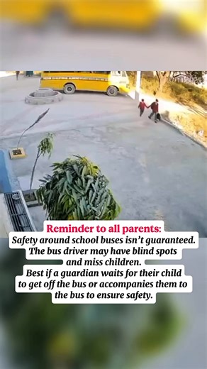 Mommy Marie on Instagram: "To all parents: If one of you has a partner or someone at home who can truly accompany your child to the bus and when getting off the bus, there should always be a guardian waiting with the children to ensure their safety. Save and share to all parents for awareness. #Awareness #ProtectYourChildren #accident #schoolbus"