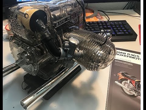 Franzis BMW R90S Motor Bausatz 1:2 - Unboxing und Aufbau
