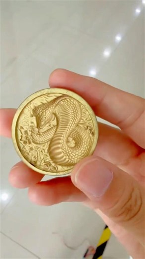 Ultra Deep 3D Laser Engraving on Metal Coin Fiber Laser Marking Process