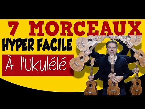 Ukulele - 7 Ultra Easy Songs (Beginner) 🎵