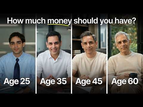 How Much Money Should You Have At 25, 30, 35, 40 In India?