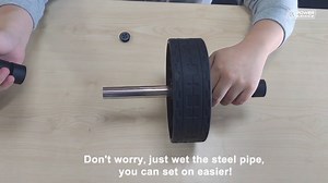 Watch POWER GUIDANCE ab roller wheel installation video on Amazon Live