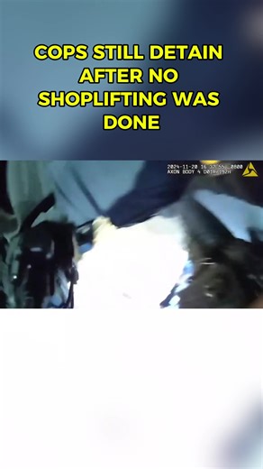 Cops Still Detain After No Shoplifting Was Done 😳 | real cop footage