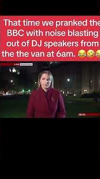 BBC Prank: Crazy Van Sound Can Be Heard Live On Tv